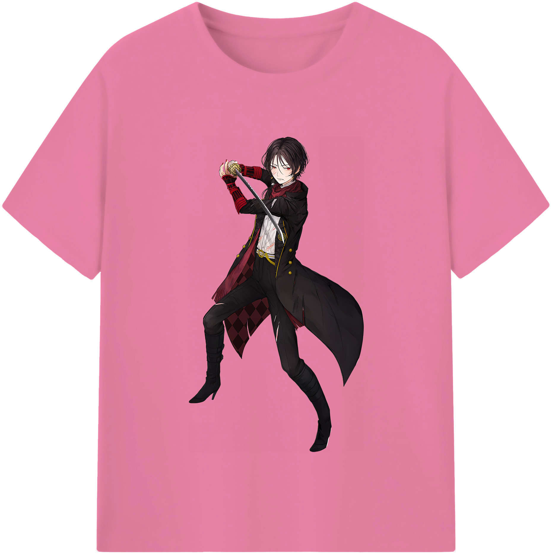 （画像用） 刀剣乱舞 Touken Ranbu 綿100％半袖Tシャツ（フロントプリント）